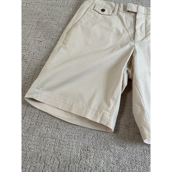 Ted Baker MENS Off White Flat Front Shorts Size 32 X 9.5. NWT - Picture 5 of 10
